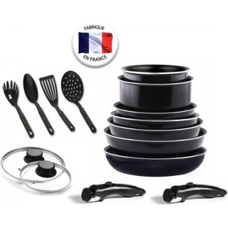 ARTHUR MARTIN AM8970 Batterie de cuisine 15 pcs - Tous feux sauf induc