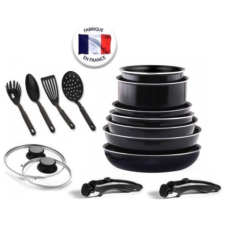 ARTHUR MARTIN AM8970 Batterie de cuisine 15 pcs - Tous feux sauf induc
