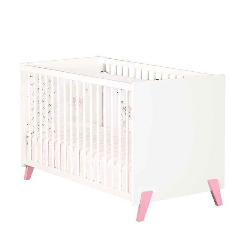 Babyprice - JOY ROSE - Lit Bébé 120 x 60