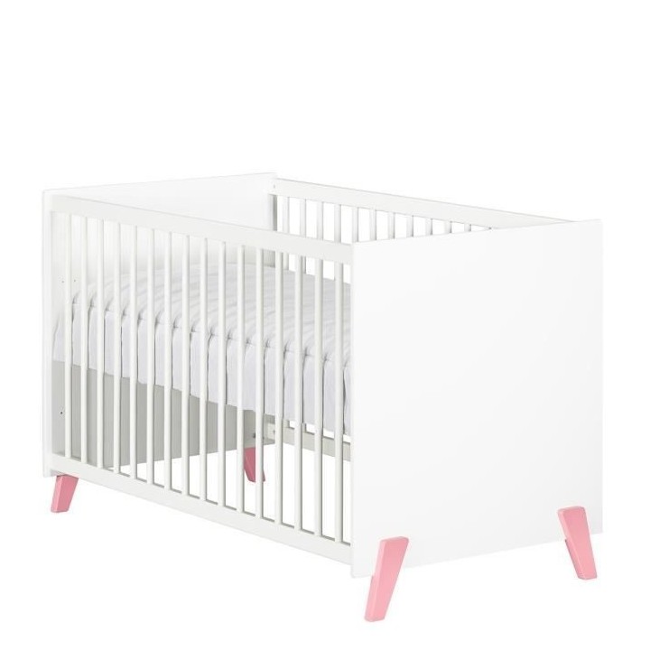 Babyprice - JOY ROSE - Lit Bébé 120 x 60
