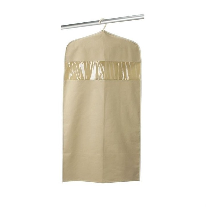 Housse vetements BAGGY 42x29 cm beige