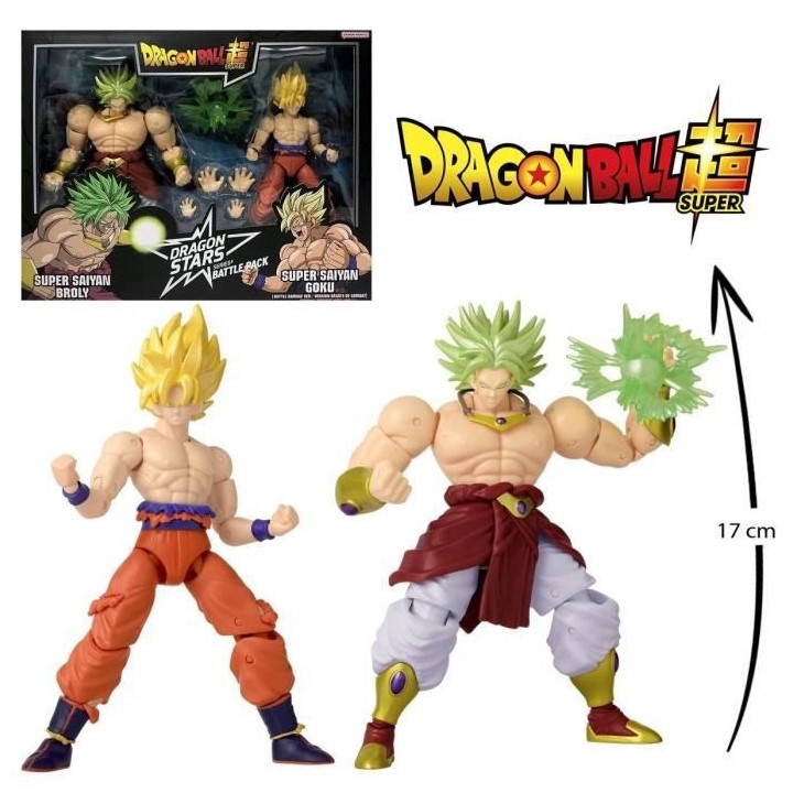 Figurine Dragon Stars BANDAI - Dragon Ball Super - 17 cm - Super Saiya