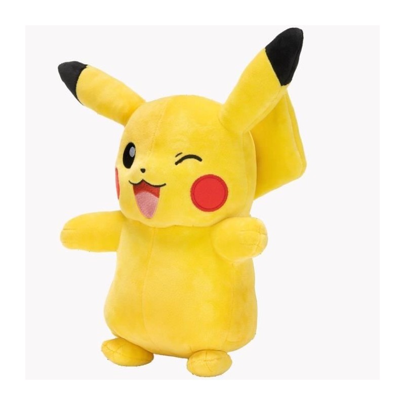 Peluche Pikachu BANDAI - Pokémon - 30 cm - PKW97730