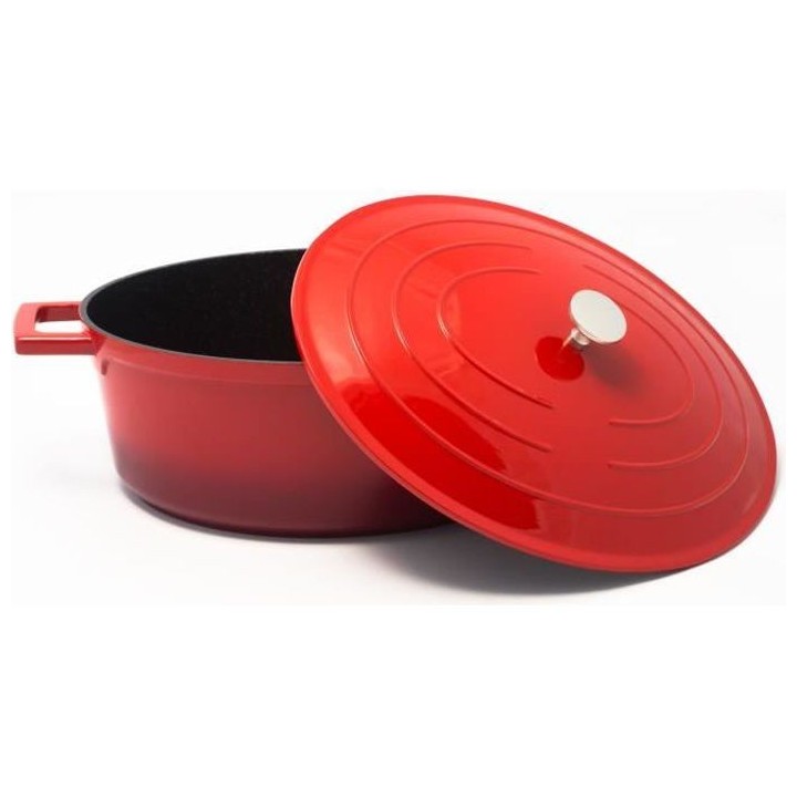 Cocotte ovale NUAGE + couvercle - 6,6 Lt 32 x 25 cm