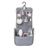 BÉABA Trousse de toilette nomade bébé, 9 accessoires, Old pink