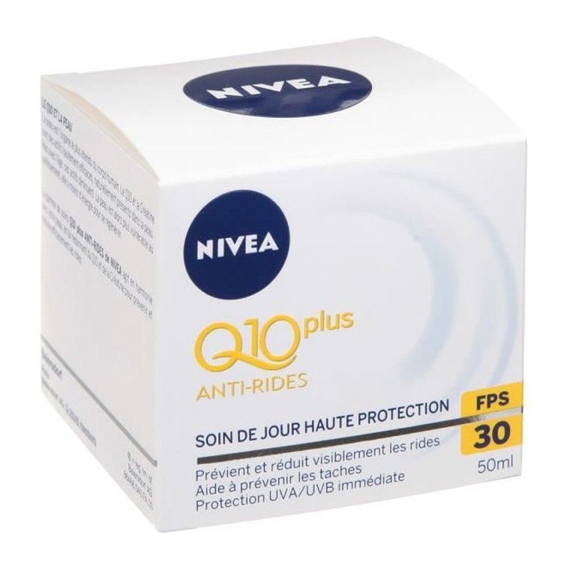 NIVEA Q10+ anti-rides creme soin de jour extra protection fps30 - 50 ml