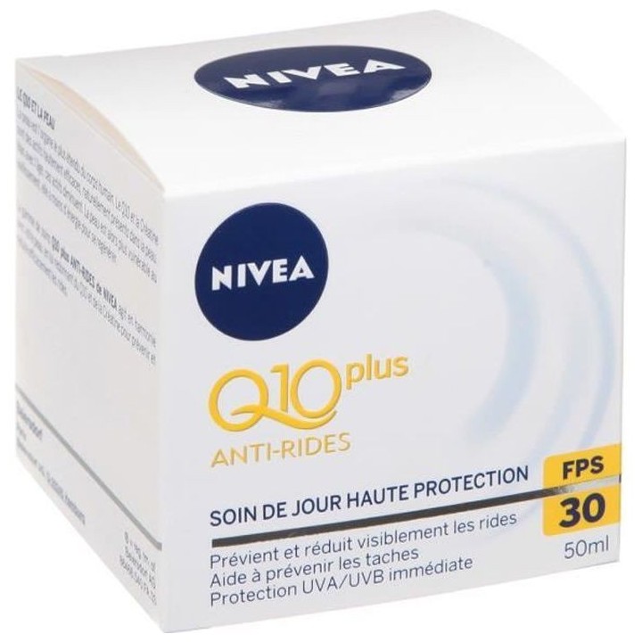 NIVEA Q10+ anti-rides creme soin de jour extra protection fps30 - 50 m