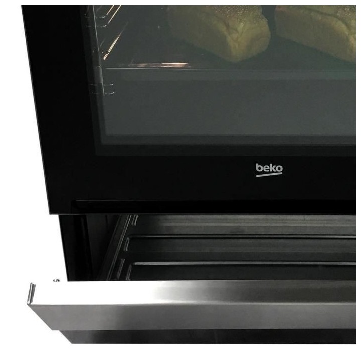 Cuisiniere pose libre BEKO FSS57100GAC - 4 foyers vitrocéramiques - F