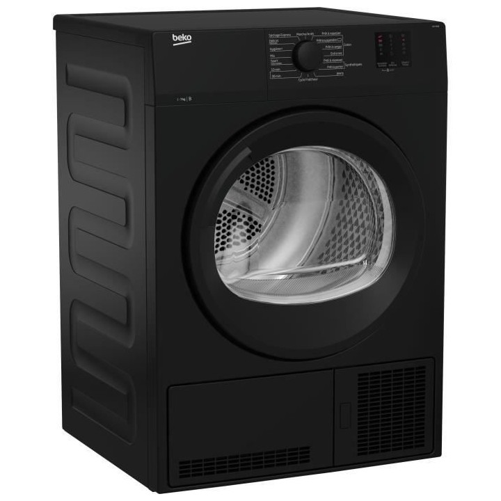 Seche-linge a condensation BEKO DCY724B - 7 kg - Classe B - Tambour A