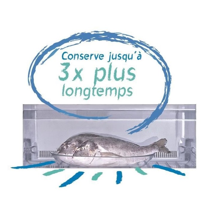 BEKO RES44NWN Réfrigérateur tout utile - 375 L - Froid brassé - No