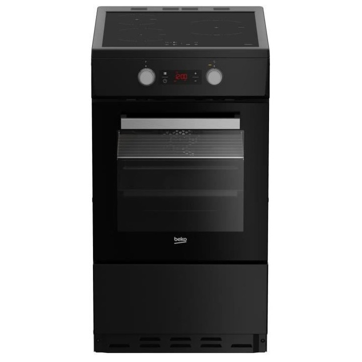 Cuisiniere - BEKO - FSE58301BC - 50cm - 3 Inductions - Multifonction -