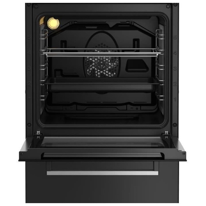 Cuisiniere - BEKO - FSE58301BC - 50cm - 3 Inductions - Multifonction -