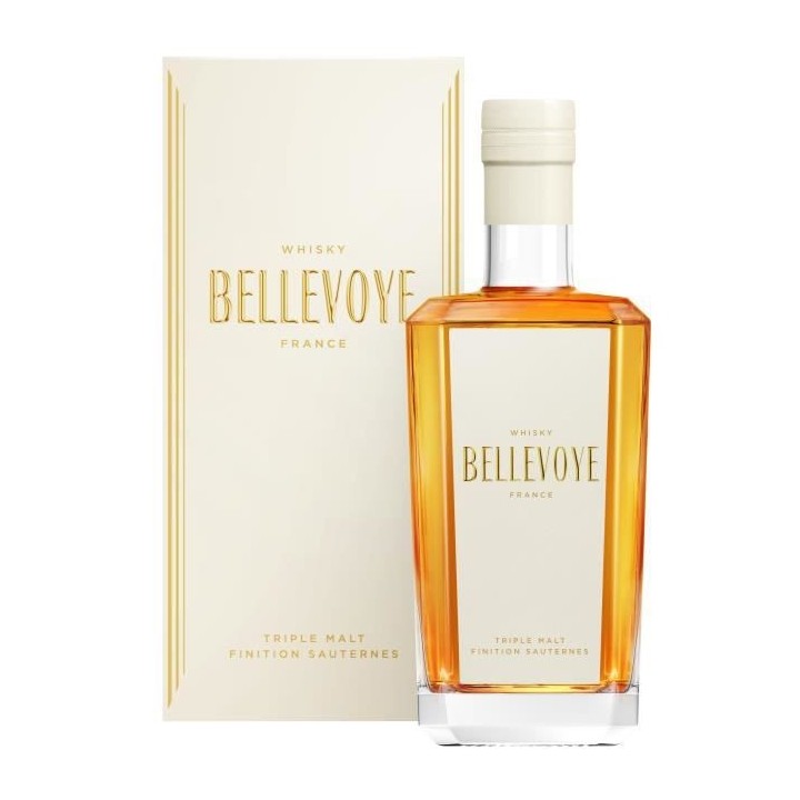 BELLEVOYE - BLANC - Whisky - Triple Malt - Origine : France - 40 % alc