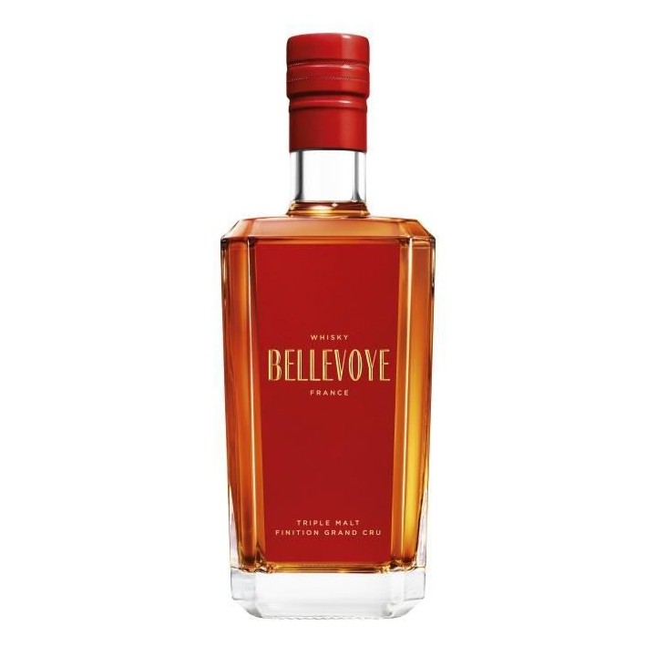 BELLEVOYE - ROUGE - Whisky - Triple Malt - Origine : France - 43 % alc