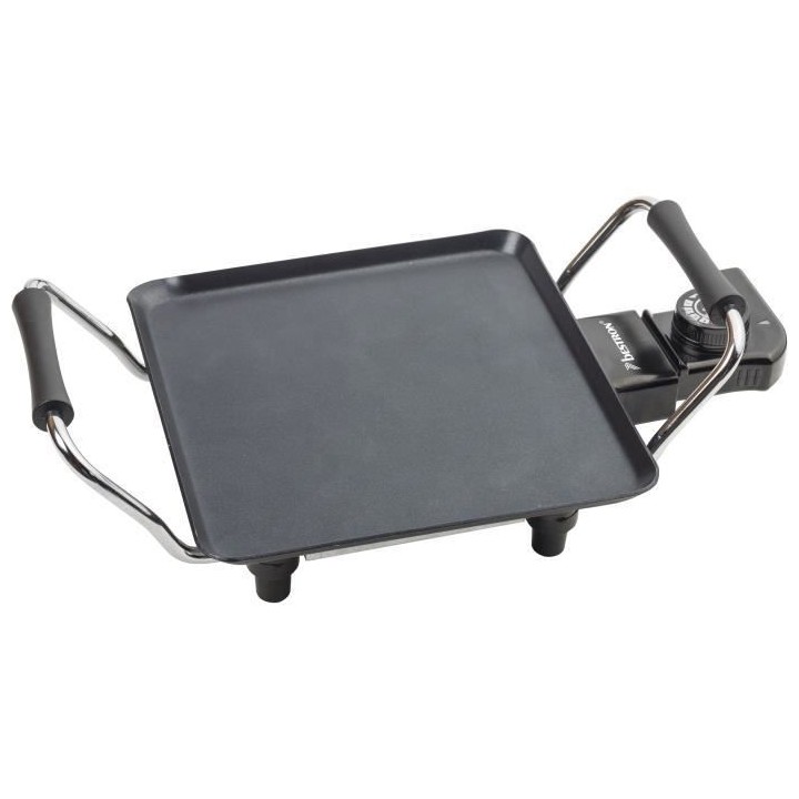 Bestron Grill de table Plancha 1000 W 21 x 21 cm ABP600