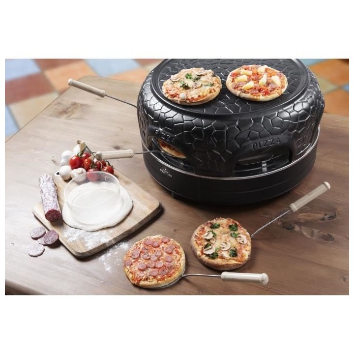 Four a pizza BESTRON - 4 personnes - pizzas (Ø 10 cm) - 10 min de cui