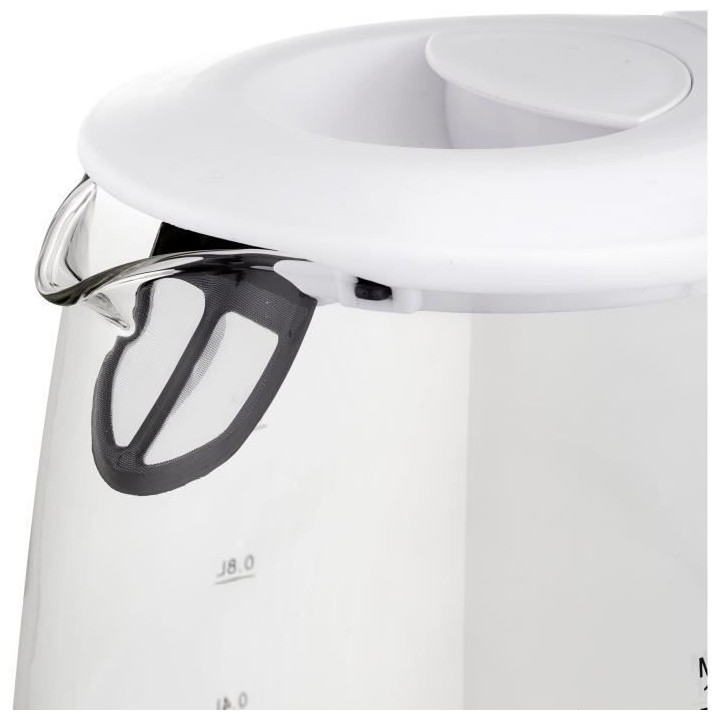 BLACKPEAR BSF 3000 Bouilloire sans fil en verre 1,2L - 1800 W