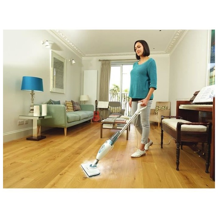 BLACK+DECKER - FSM1615-QS - Balai vapeur multi-surfaces 300W - Temps d