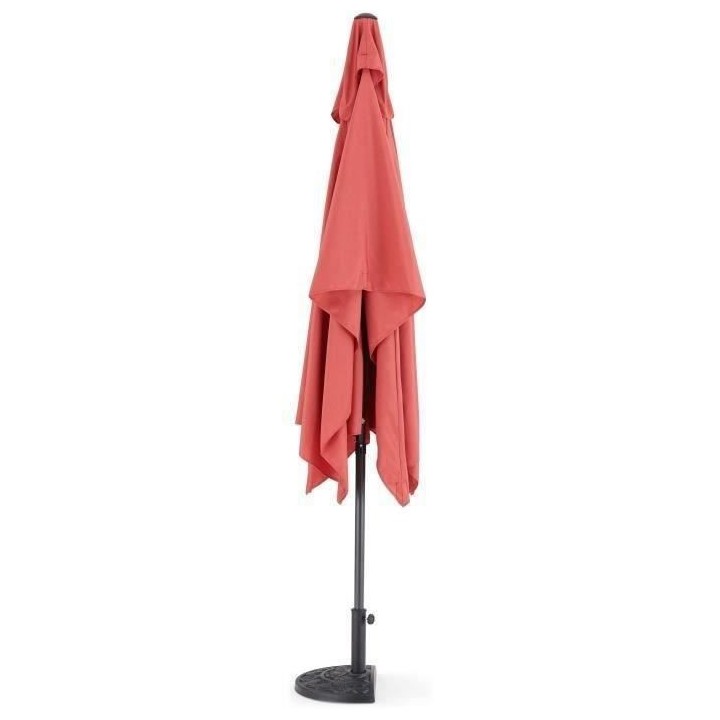Parasol droit 3x2 m inclinable - Mât Aluminium avec toile polyester 1