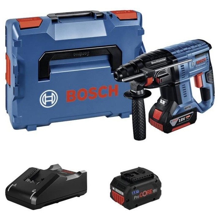 Bosch Professional KIT perforateur GBH + batterie ProCORE18V 5.5Ah + b