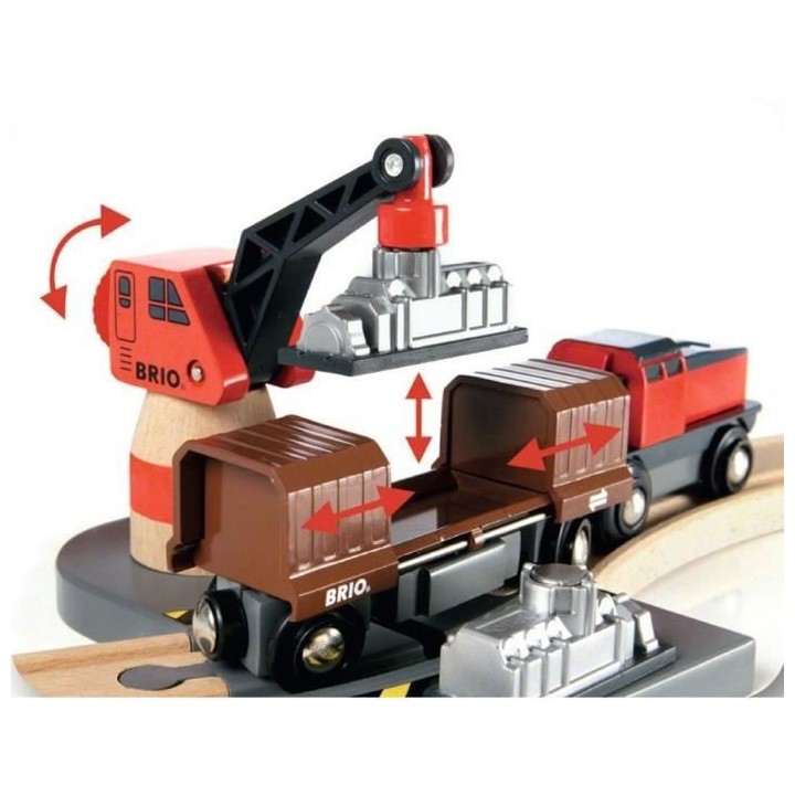 Brio World Circuit d'Activites Portuaires - Coffret complet 16 pieces