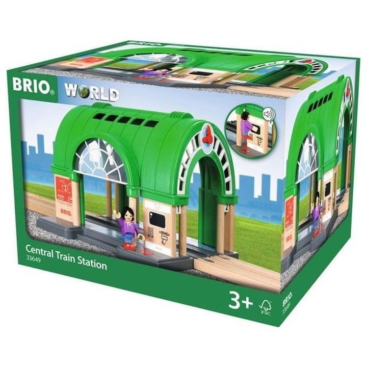 Brio World Gare Centrale Sonore - Accessoire sonore pour circuit de tr