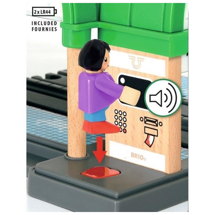 Brio World Gare Centrale Sonore - Accessoire sonore pour circuit de tr