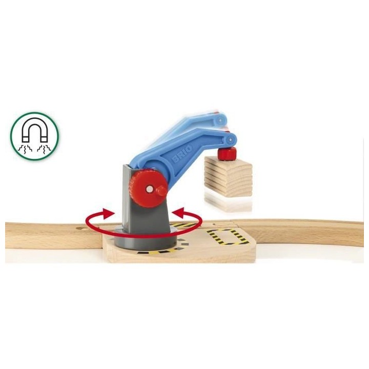 Brio World Circuit Transport de Fret - Coffret complet 19 pieces - Cir