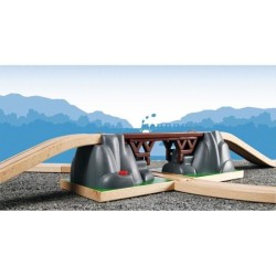 Brio World Pont Catastrophe - Accessoire pour circuit de train en bois - Ravensburger - Mixte des 3 ans - 33391