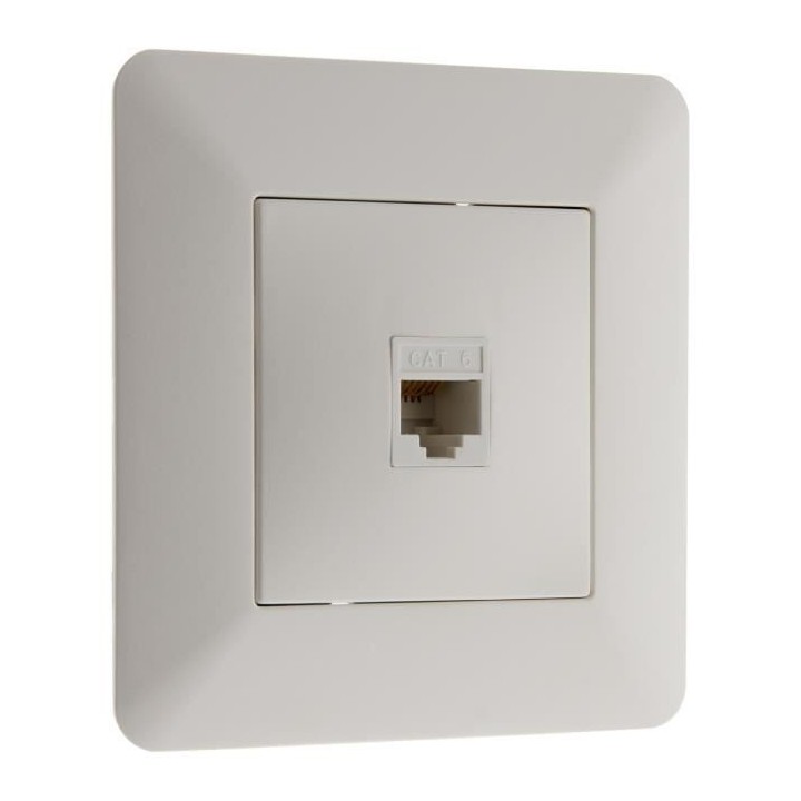 ARTEZO Prise RJ45 blanc