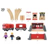 Brio World Circuit Metro - Coffret complet 20 pieces - Circuit de train en bois - Ravensburger - Mixte des 3 ans - 33513