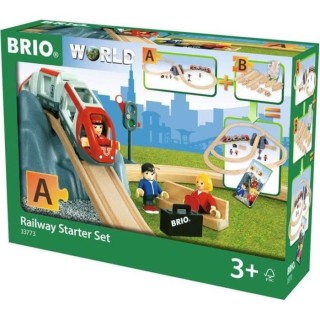 Brio World Circuit en 8 Voyageurs - Coffret complet 26 pieces - Circui
