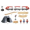 Brio World Circuit en 8 Voyageurs - Coffret complet 26 pieces - Circuit de train en bois - Ravensburger - Mixte des 3 ans - 3377