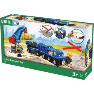 Brio World Circuit Police - Coffret complet 17 pieces - Circuit de tra