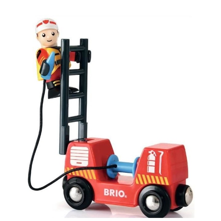 Brio World Circuit Action Pompier - Coffret complet 18 pieces - Circui