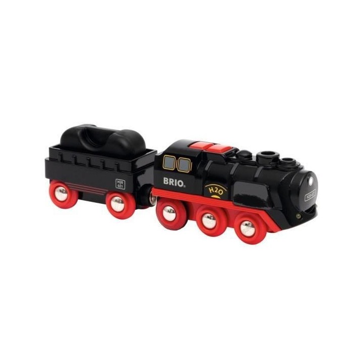 Brio World Locomotive a piles a vapeur - Accessoire Circuit de train e