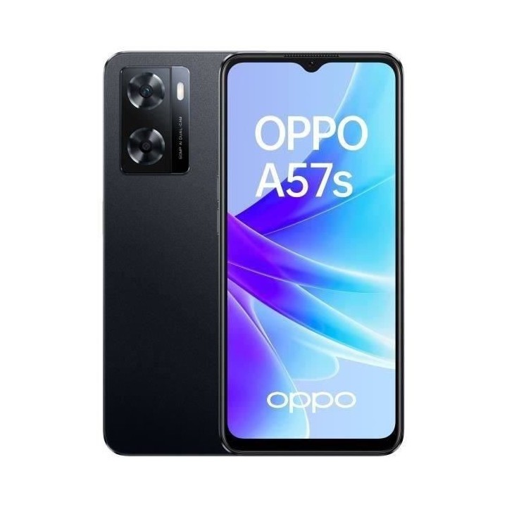 OPPO A57S 128Go 5G Noir + Coque de protection