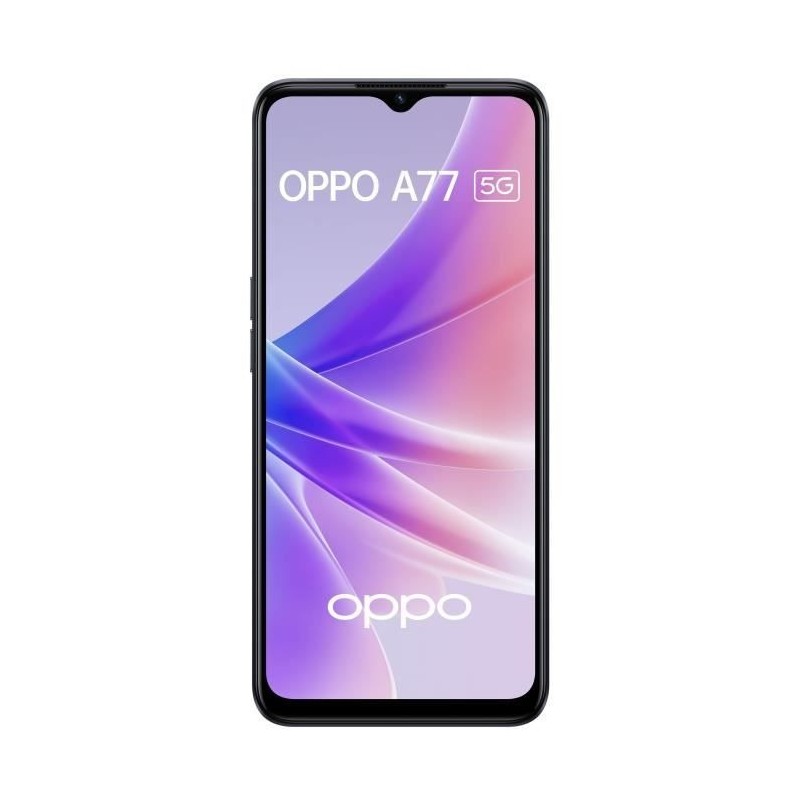 OPPO A77 128Go 5G Noir + Coque + Verre trempé