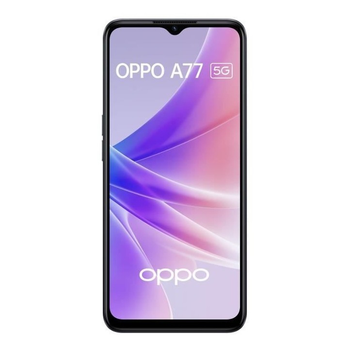 OPPO A77 128Go 5G Noir + Coque + Verre trempé
