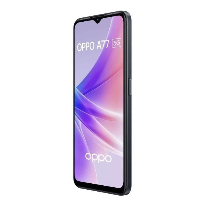 OPPO A77 128Go 5G Noir + Coque + Verre trempé