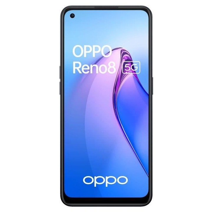 OPPO Reno8 256Go 5G Noir Chatoyant + Enco Air 2