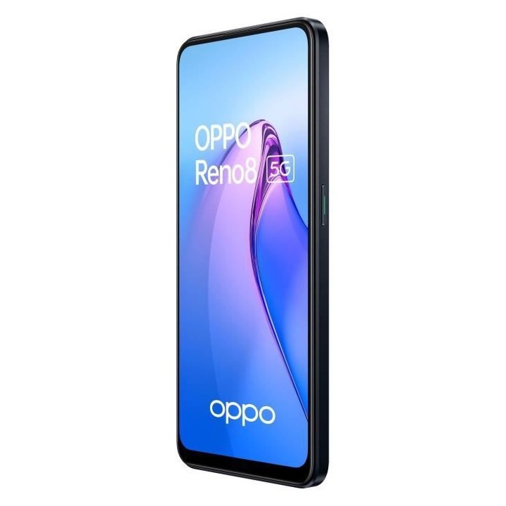 OPPO Reno8 256Go 5G Noir Chatoyant + Enco Air 2