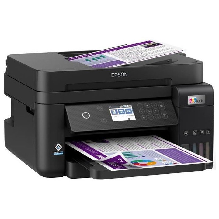 Imprimante Multifonction 3-en-1 - EPSON - Ecotank ET-3850 - Jet d'encr