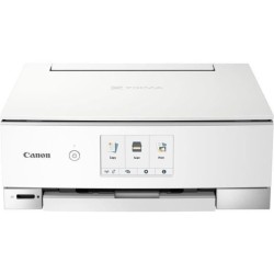 Imprimante Multifonction Jet d'encre CANON PIXMA TS8351 - WiFi - Blanc - 6 cartouches