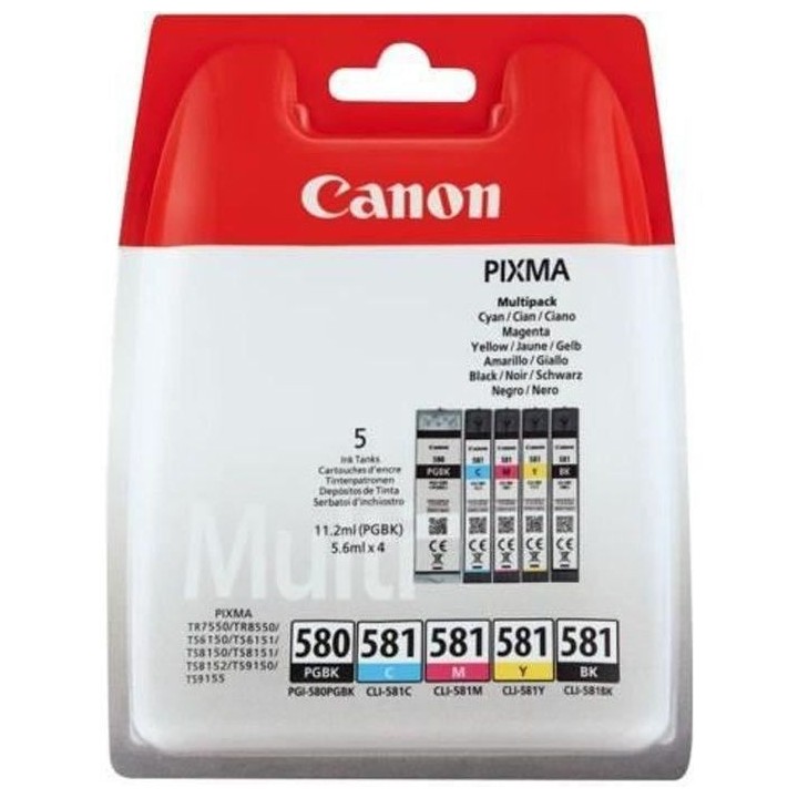 Imprimante Multifonction Jet d'encre CANON PIXMA TS8351 - WiFi - Blanc