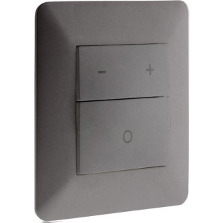 Variateur LED 3 boutons avec mémoire d'intensité lumineuse Titanium