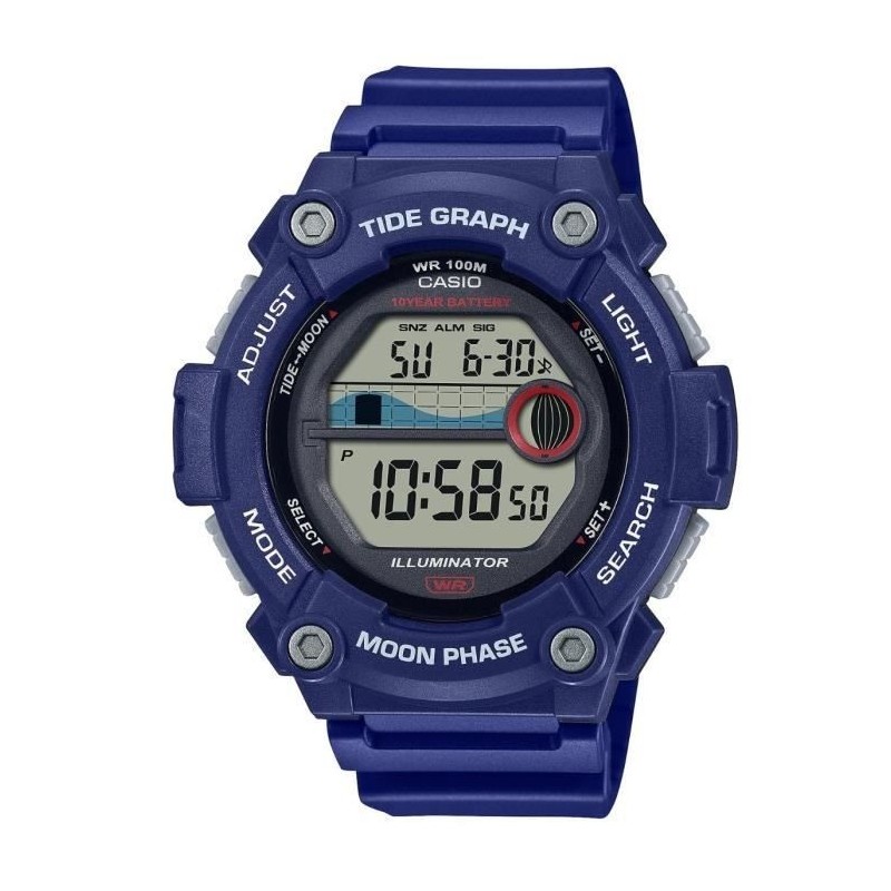 Montre - CASIO - Sport - Bleu résine