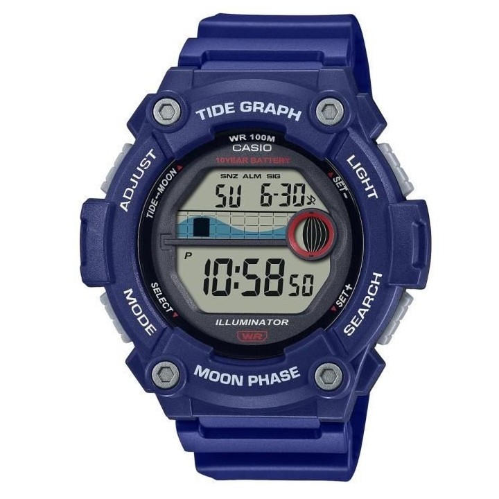 Montre - CASIO - Sport - Bleu résine