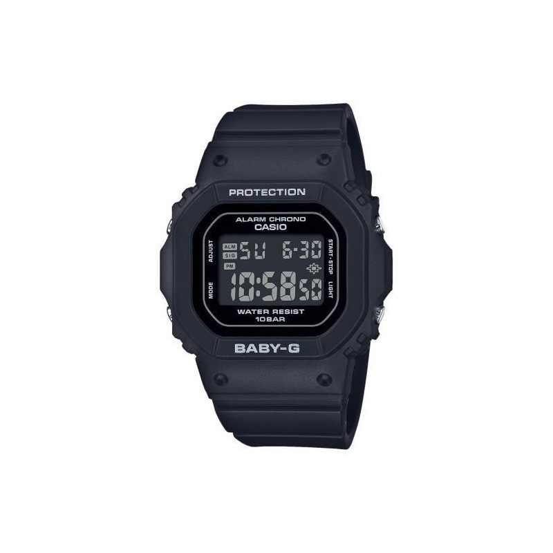 Montre - CASIO - Baby-G - Noire résine