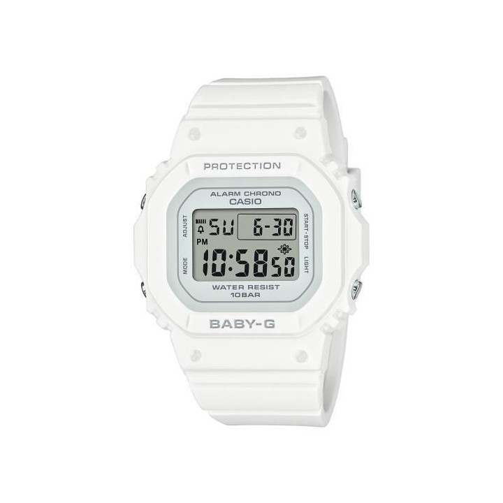 Montre - CASIO - Baby-G - Blanche résine